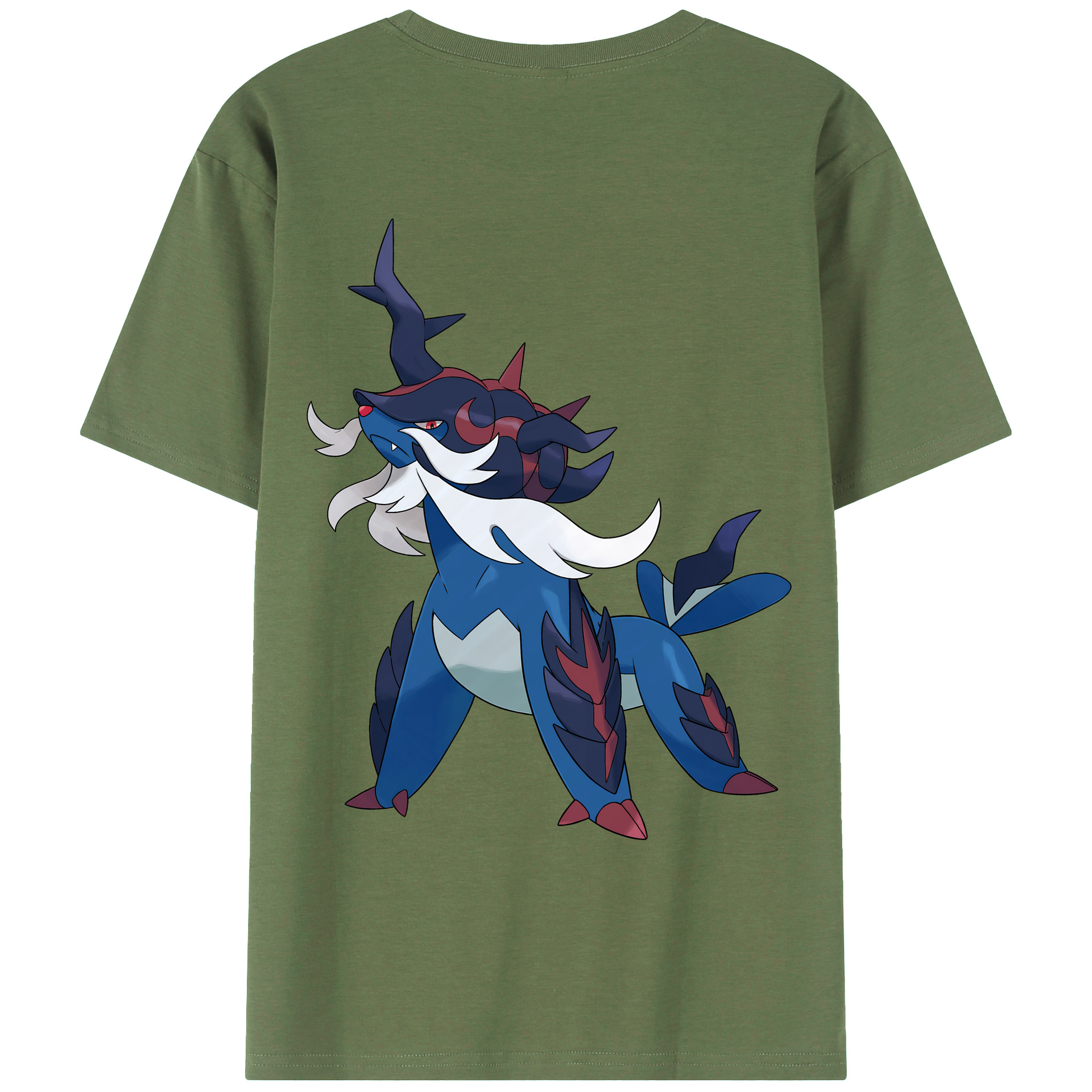 （画像用） ポケットモンスター Pokémon 綿100％ メンズ半袖Tシャツ（バックプリント） 通気性